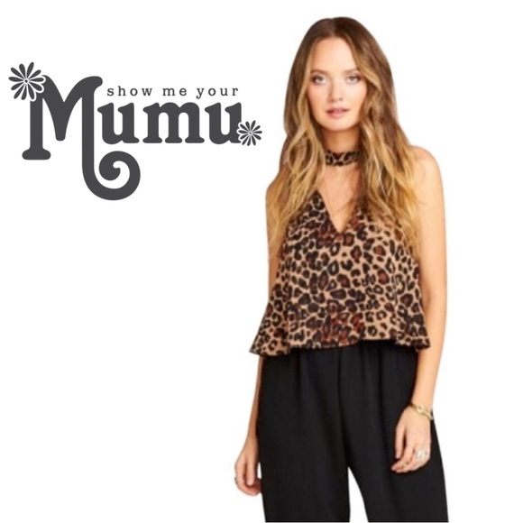 SHOW ME YOUR MUMU Leopard Sheer Blouse - Picture 6 of 8
